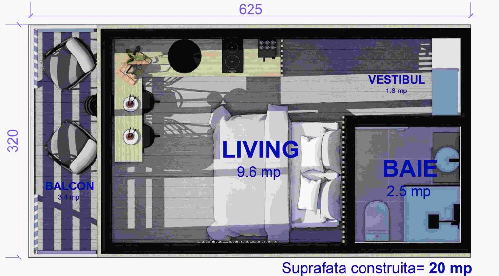 Capsula-pe-structura-din-lemn-011 - Plan Interior