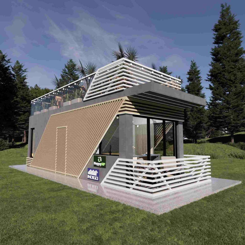 Capsula pe structura din lemn 30 - 008