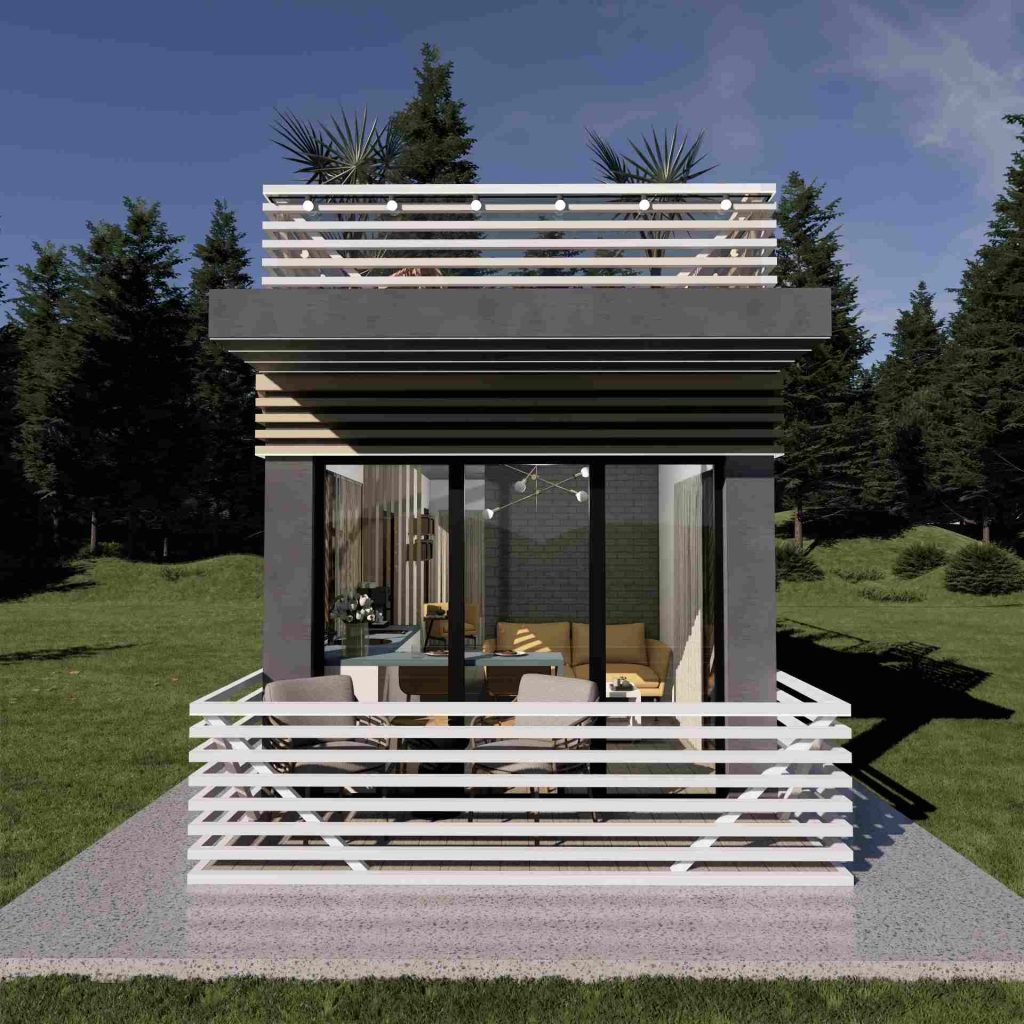 Capsula pe structura din lemn 30 - 009