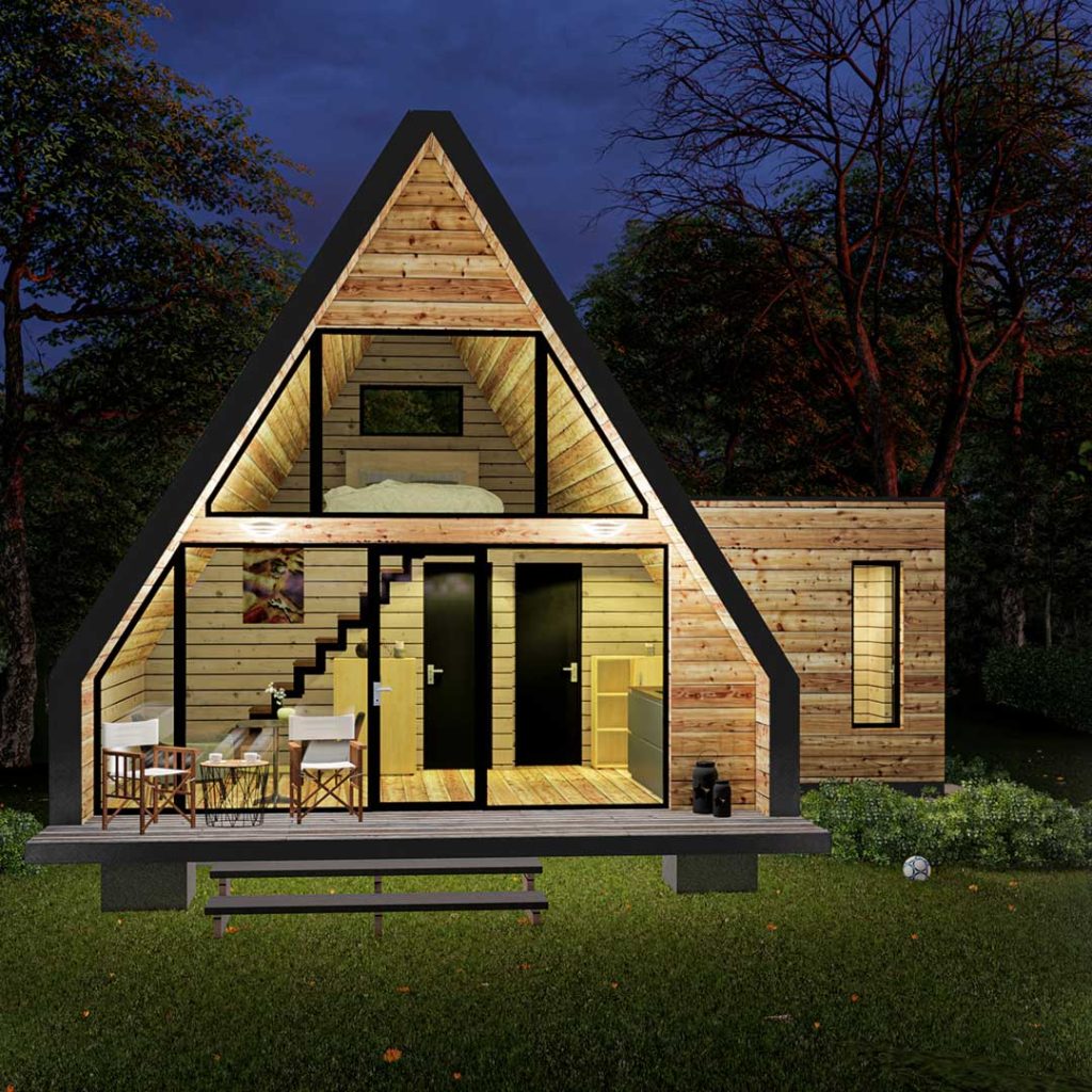 Casa de vacanta din panouri SIP - Family A Kub 1